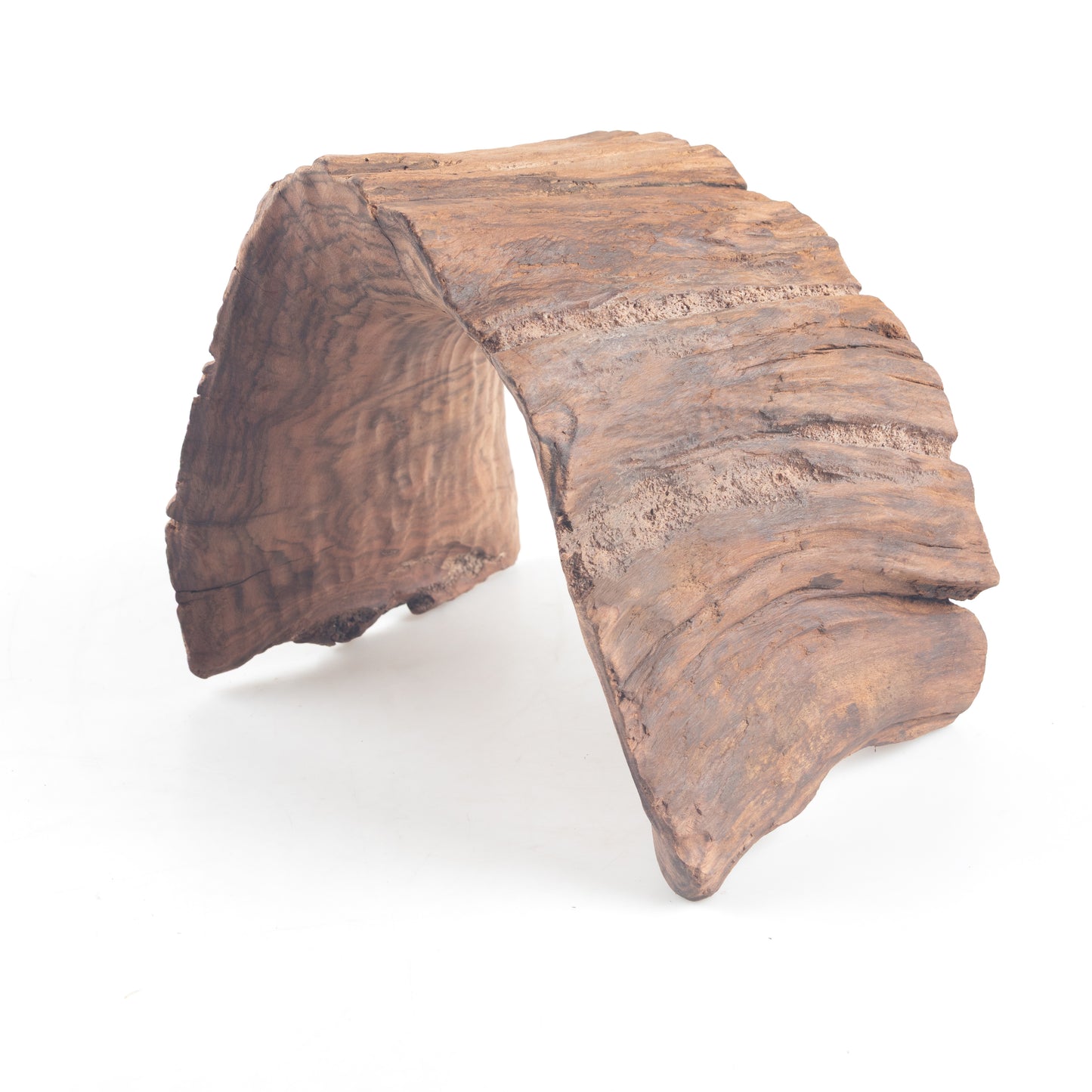 Natural Wood Half Log Hide for Aquariums & Terrariums – Hollow Driftwood Cave, 3 Sizes