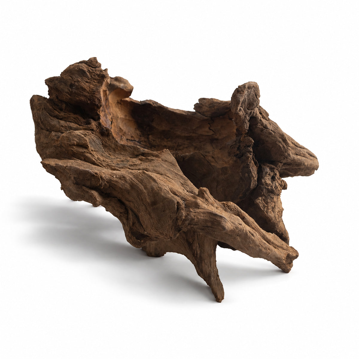Natural Driftwood Planter – Rustic Wood Root Plant Holder for Succulents, Air Plants & Home Decor